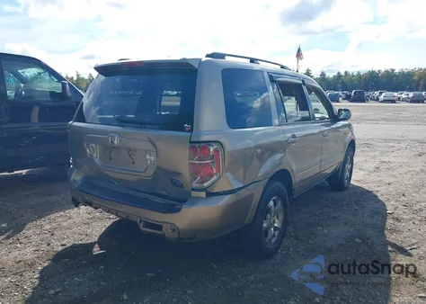 2006 Honda Pilot Ex-L из США, поврежденный, VIN 2HKYF18546H550868